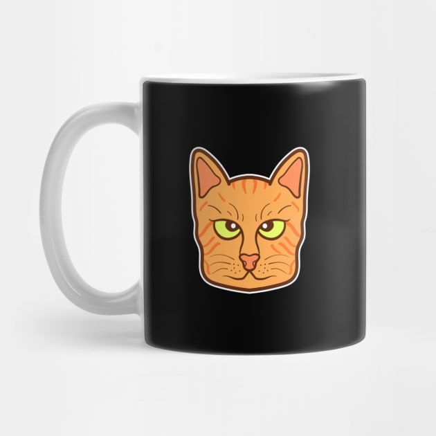 Orange domestic cat by happymonday